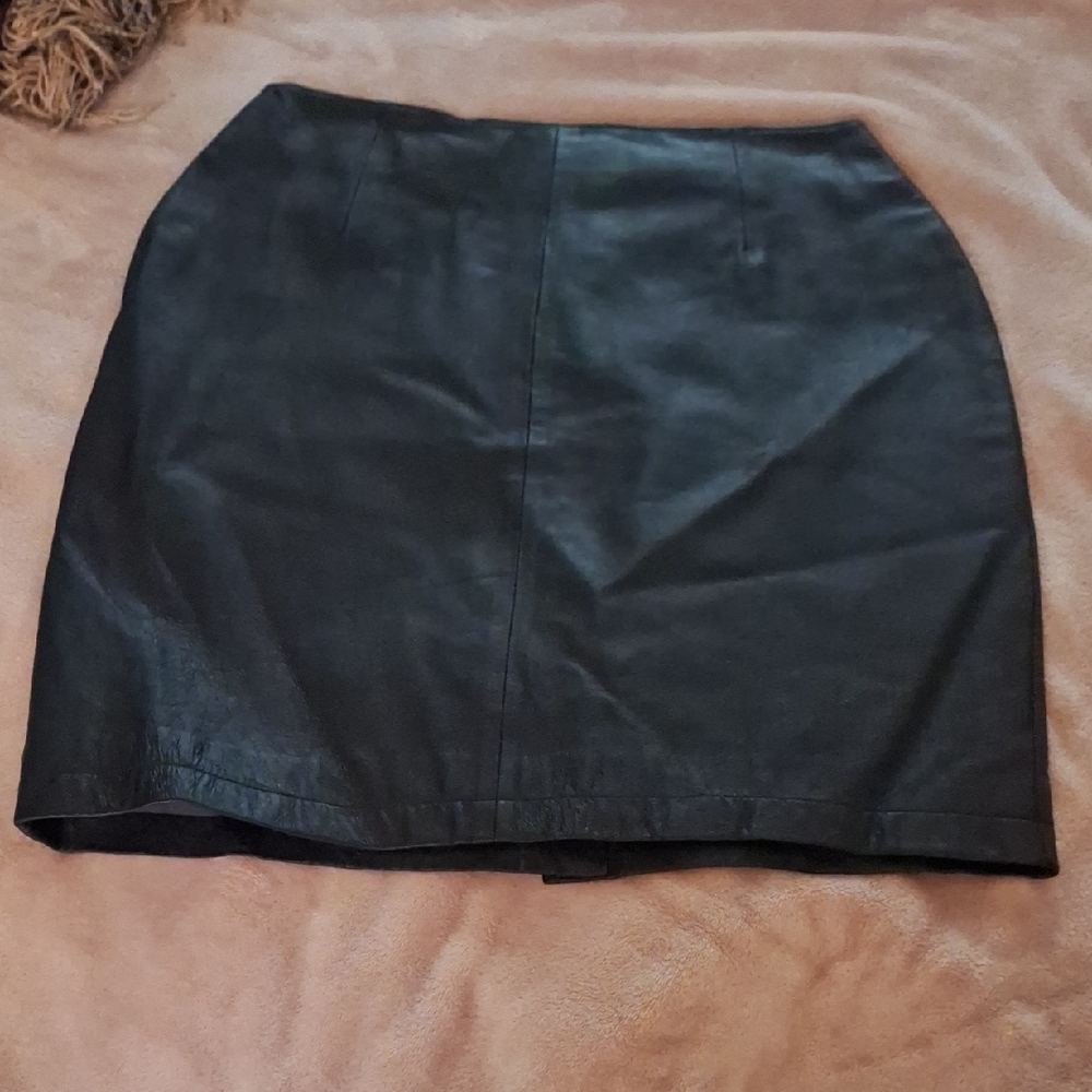Bagatelle Vintage Leather Skirt